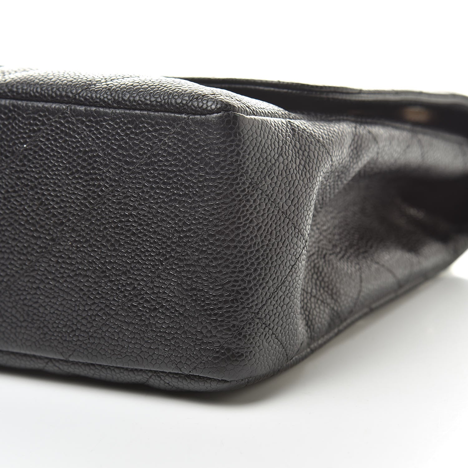 Chanel Caviar Quilted Jumbo Single Flap Black 10 of 10