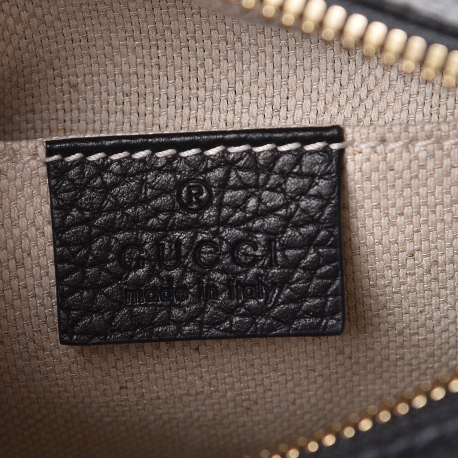Gucci Pebbled Calfskin Small Soho Disco Bag Black 6 of 7