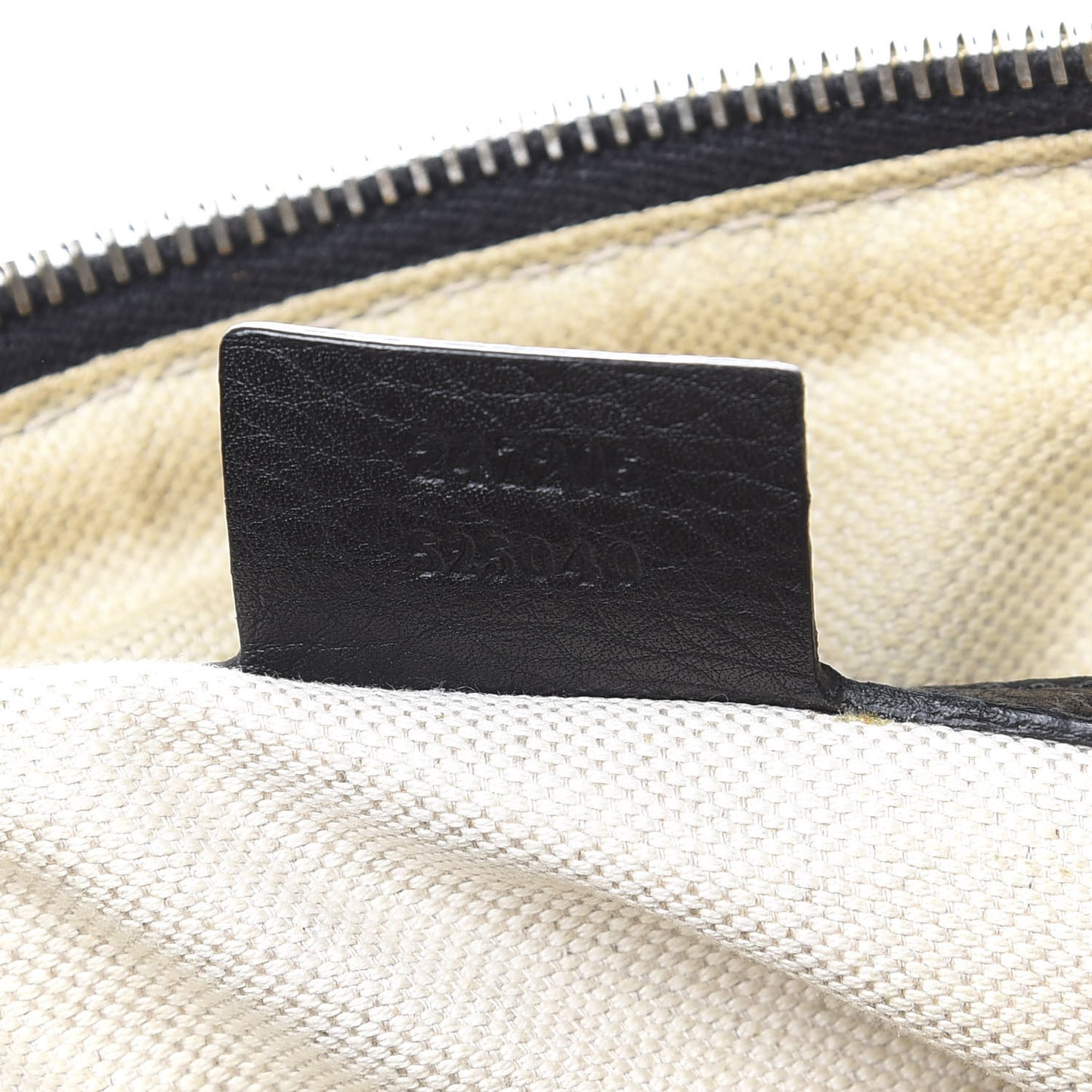 Calfskin Vintage Web Medium Boston Black