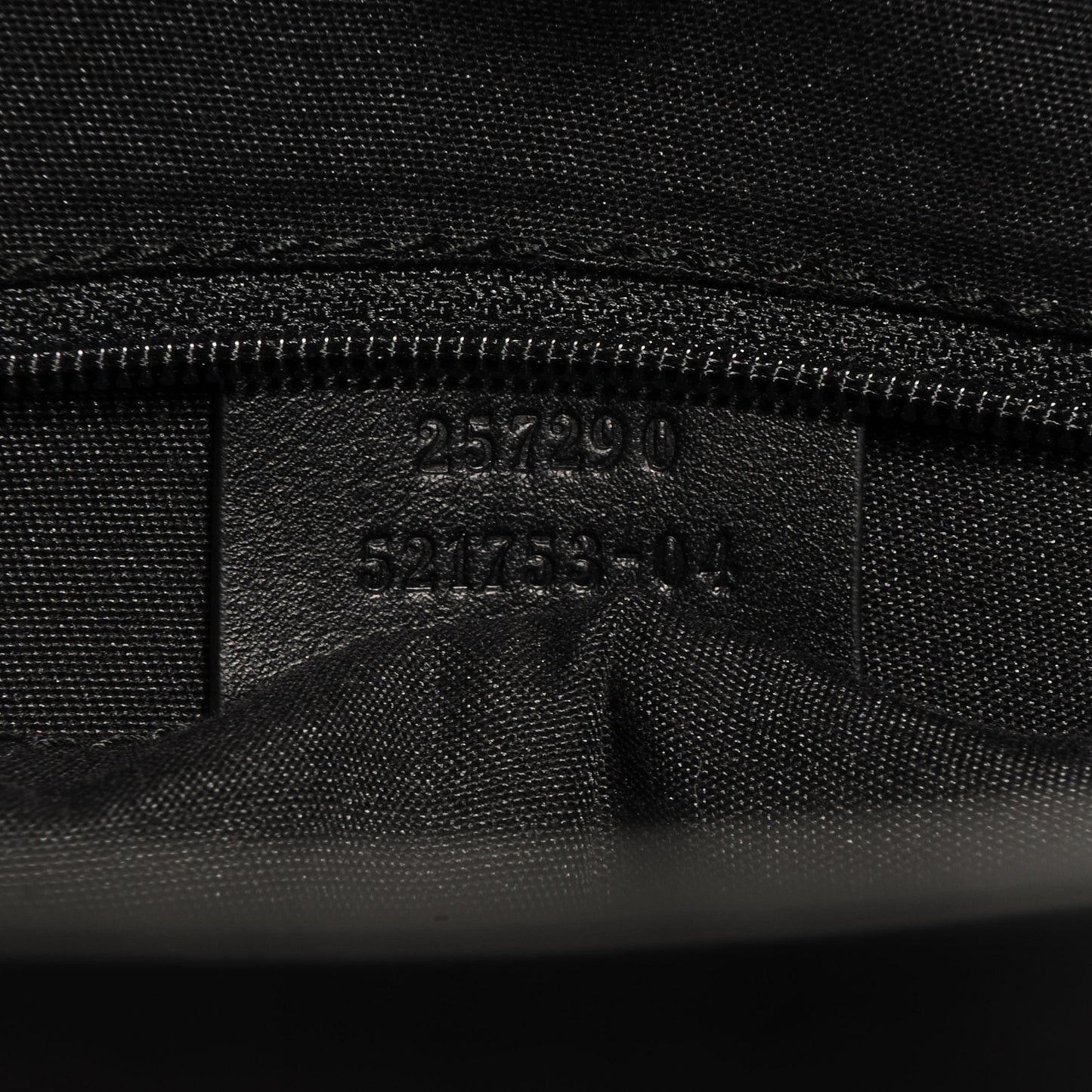 Horsebit Embossed Full Moon Tote Black