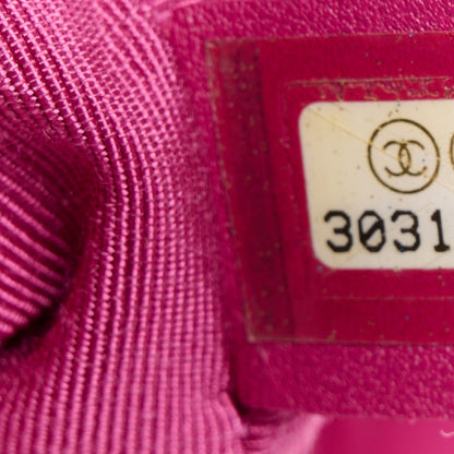 Chanel Shearling Sheepskin Medium Chanel 19 Flap Pink 7 of 10