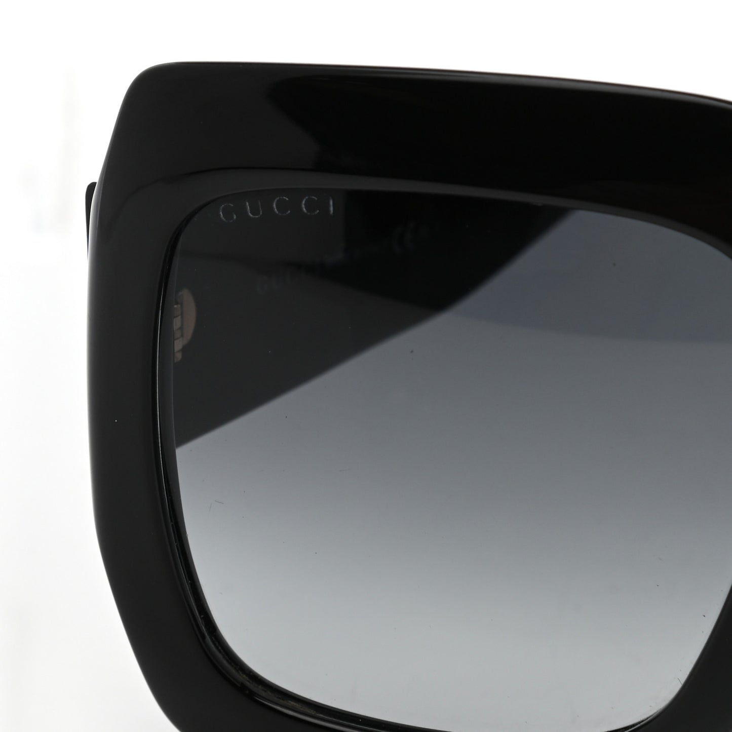 Acetate Square Frame Sunglasses GG3814S Black