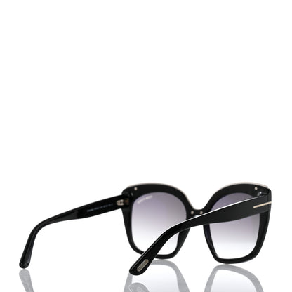 Tom Ford Acetate Chantalle Butterfly Sunglasses TF944 Black 4 of 9