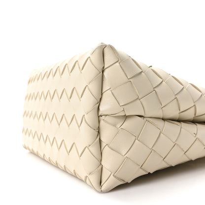 Bottega Veneta Nappa Intrecciato Small Andiamo Shoulder Bag Sea Salt 9 of 9