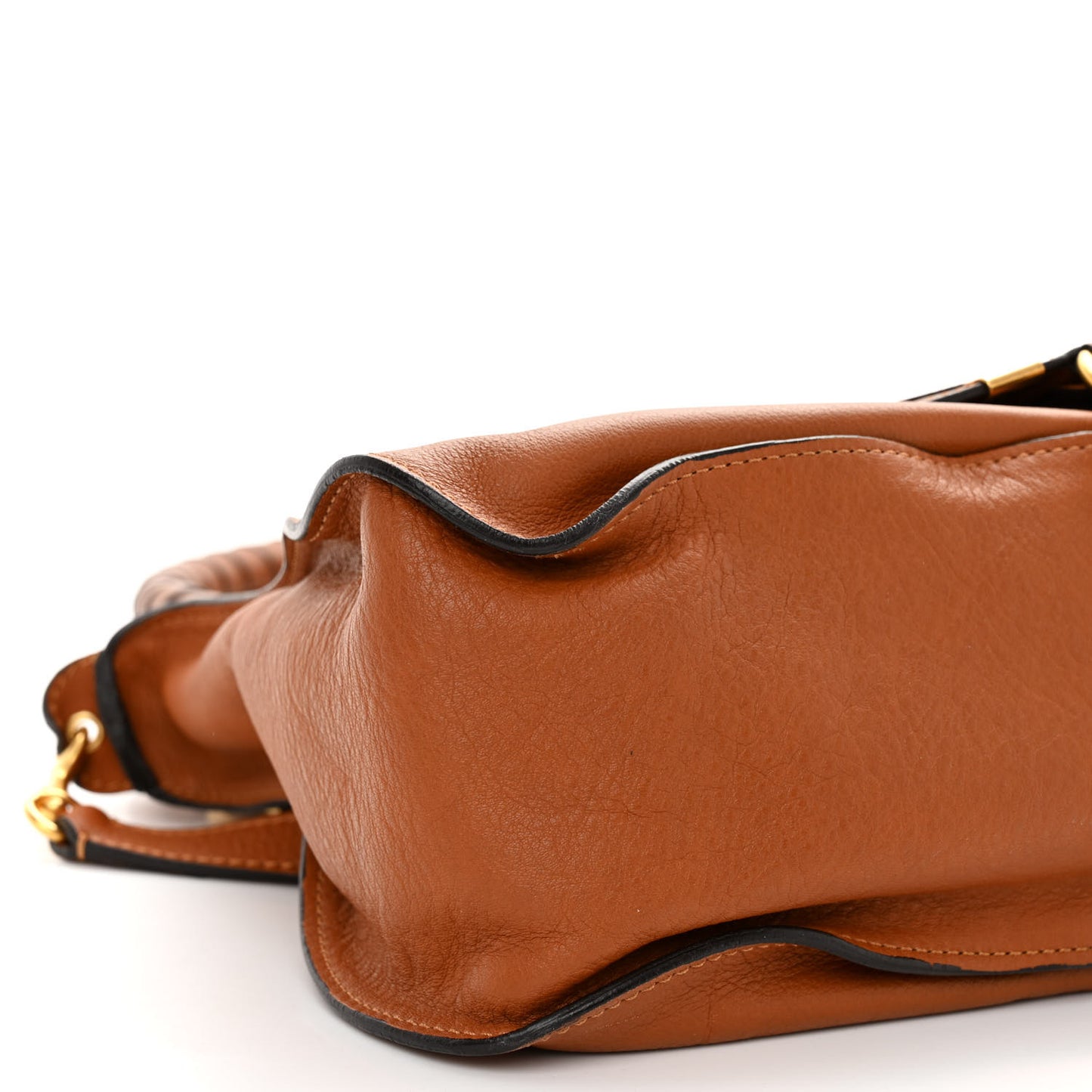 Calfskin Medium Marcie Satchel Tan