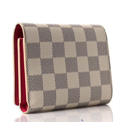 Louis Vuitton Damier Azur 2021 Christmas Animation Hollywood Victorine Wallet Fuchsia 3 of 9