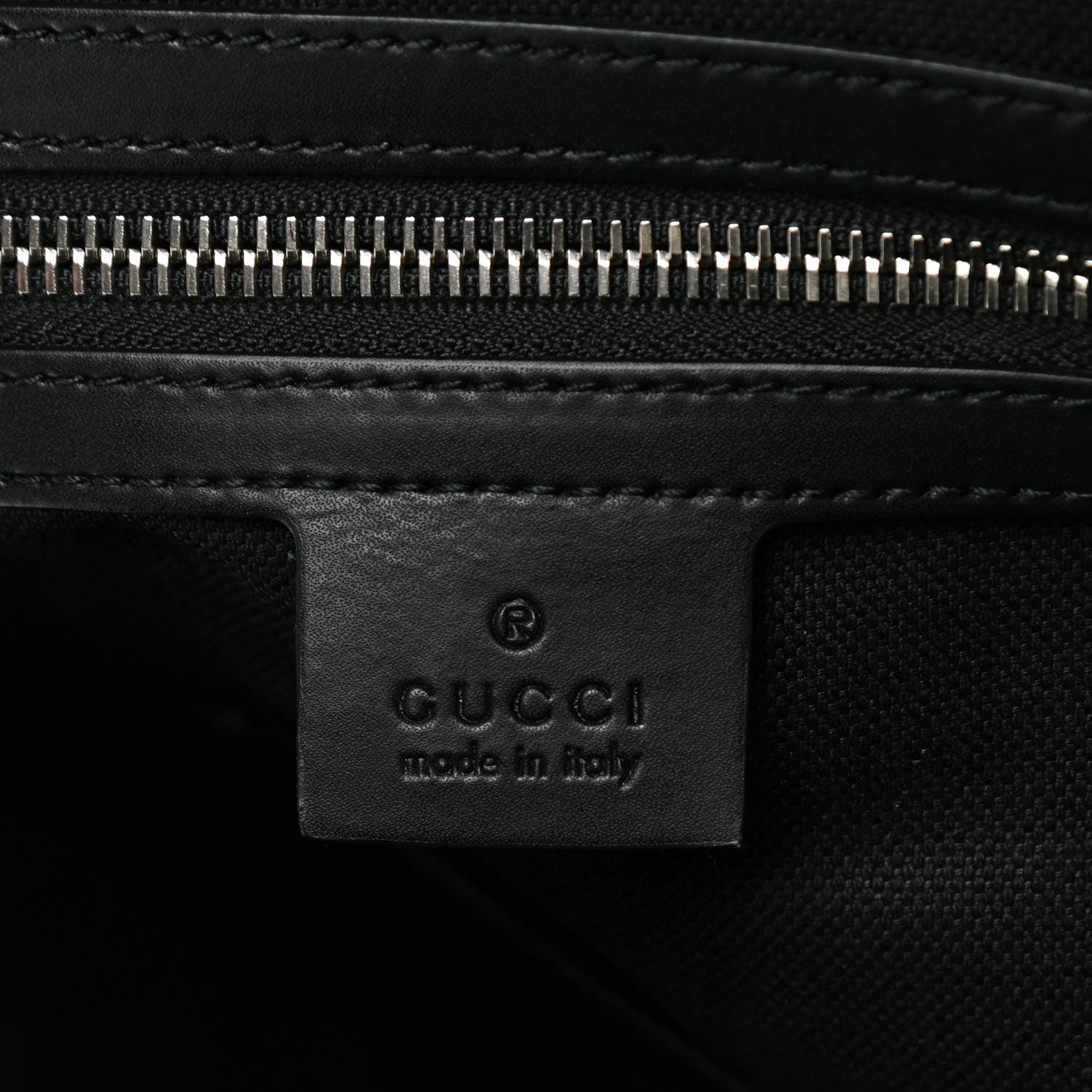 Gucci GG Supreme Monogram Angry Cat Web Tote Backpack Black Grey 6 of 10