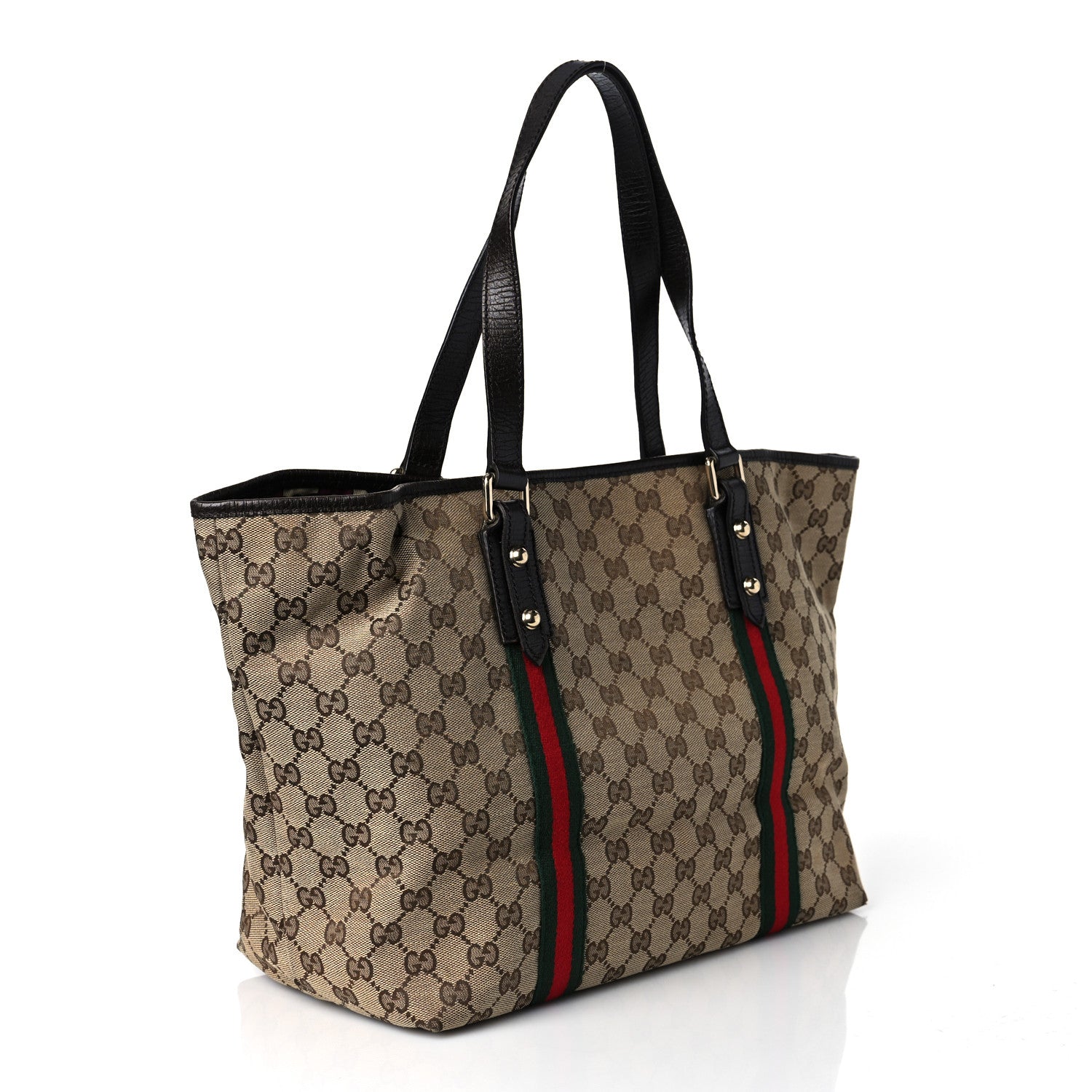 Gucci Monogram Large Jolicoeur Tote Brown 3 of 9