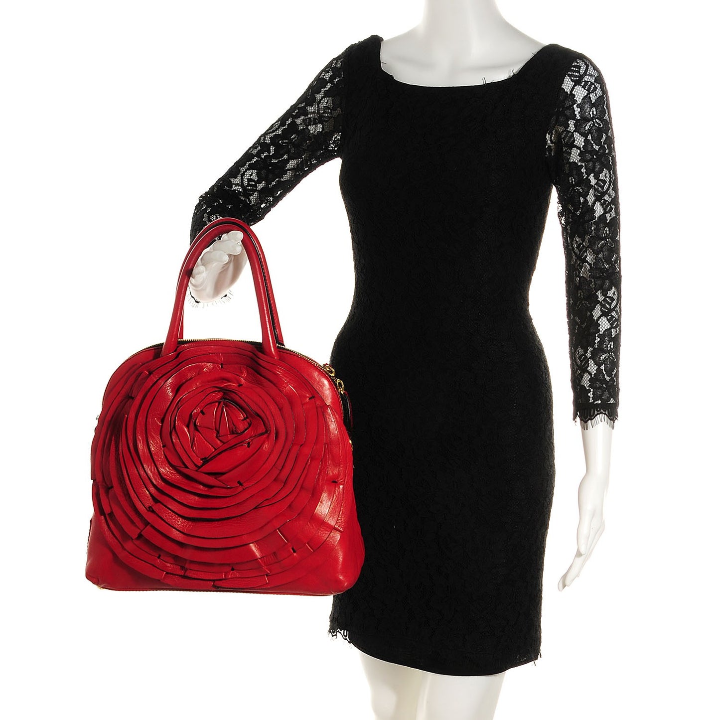 Petale Dome Bag Red