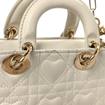 Christian Dior Lambskin Cannage Dioramour Micro Lady D-Joy Latte 12 of 16