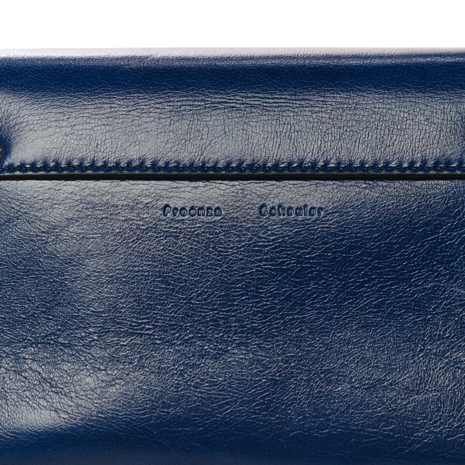 Proenza Schouler Calfskin PS11 Wallet With Strap Sapphire 13 of 13