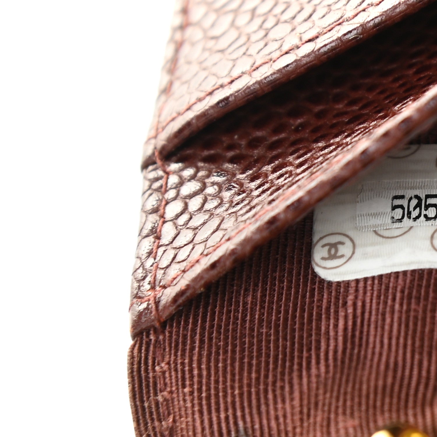 Chanel Caviar Timeless CC Ring Agenda Planner Brown 7 of 10