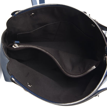 Fendi Vitello Dolce Chain Tail Medium By The Way Boston Bag Blue 5 of 11