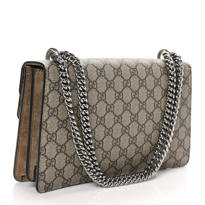 Gucci GG Supreme Monogram Small Dionysus Shoulder Bag Taupe 3 of 13