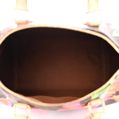 Louis Vuitton Monogram Roses Speedy 30 5 of 10