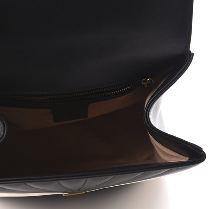 Gucci Calfskin Bamboo Trapuntata Queen Margaret Backpack Mystic White Black 4 of 7
