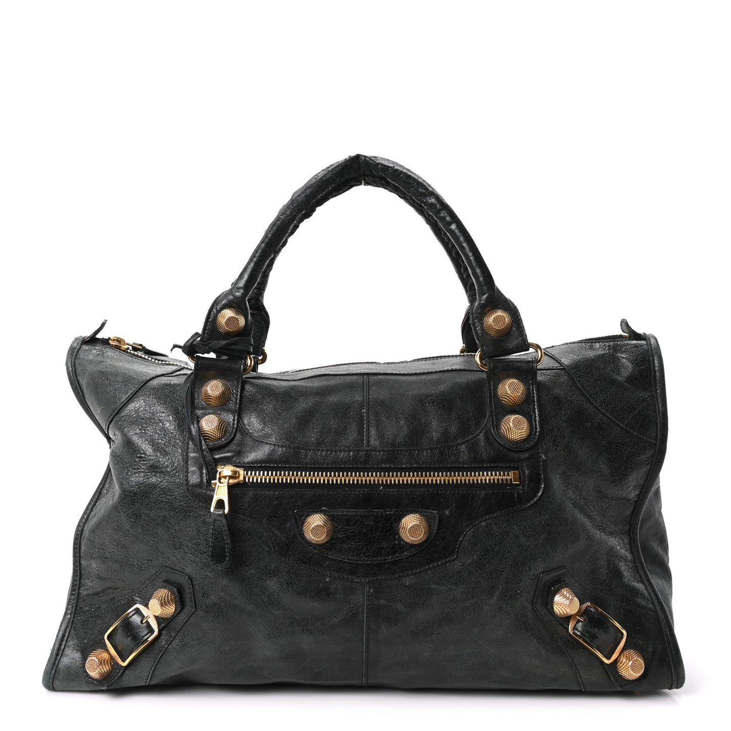 Agneau Giant 21 Gold Hardware Work Black