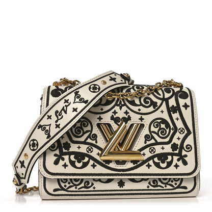 Louis Vuitton Arabesque Twist Shoulder Bag MM White 1 of 9