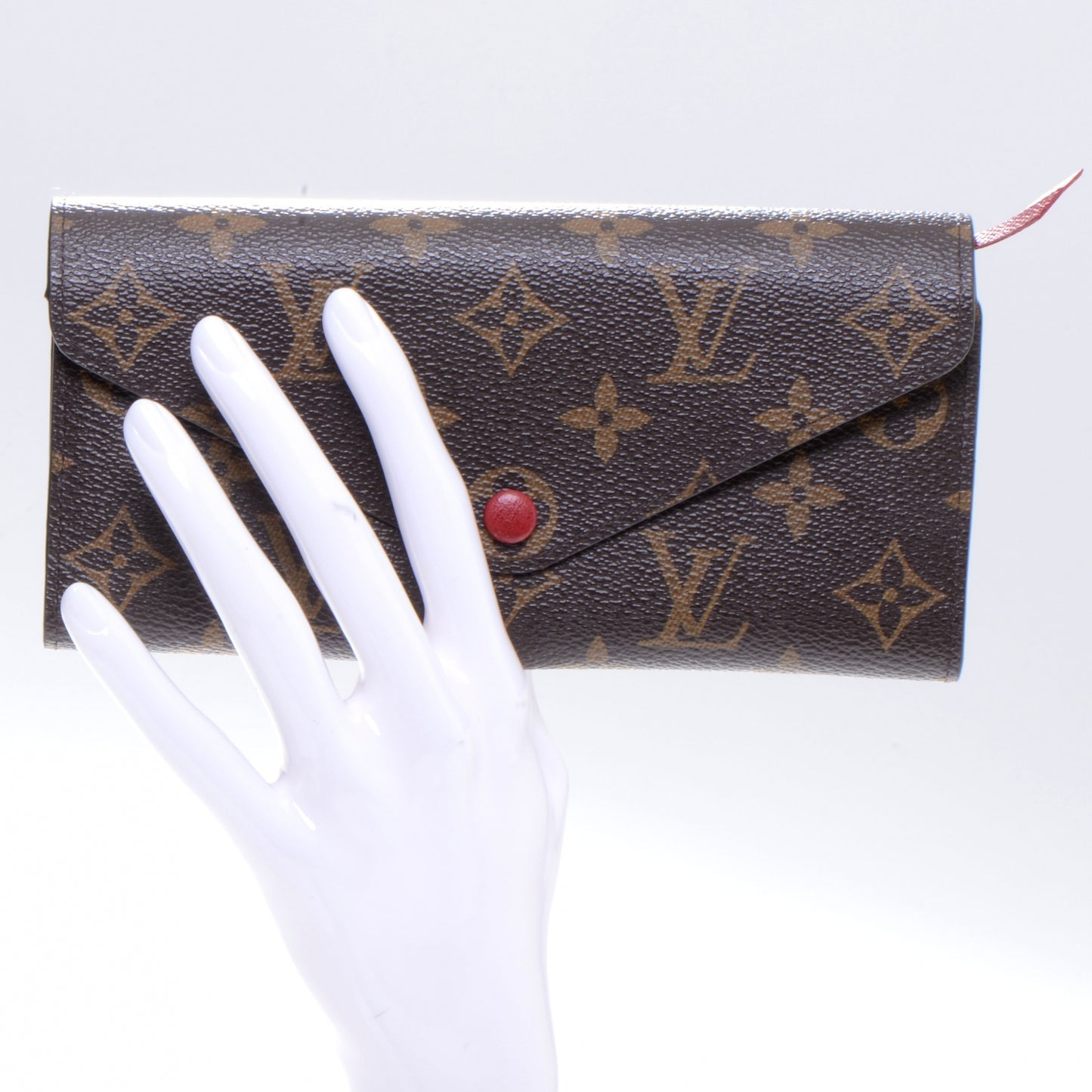 Monogram Josephine Wallet Red