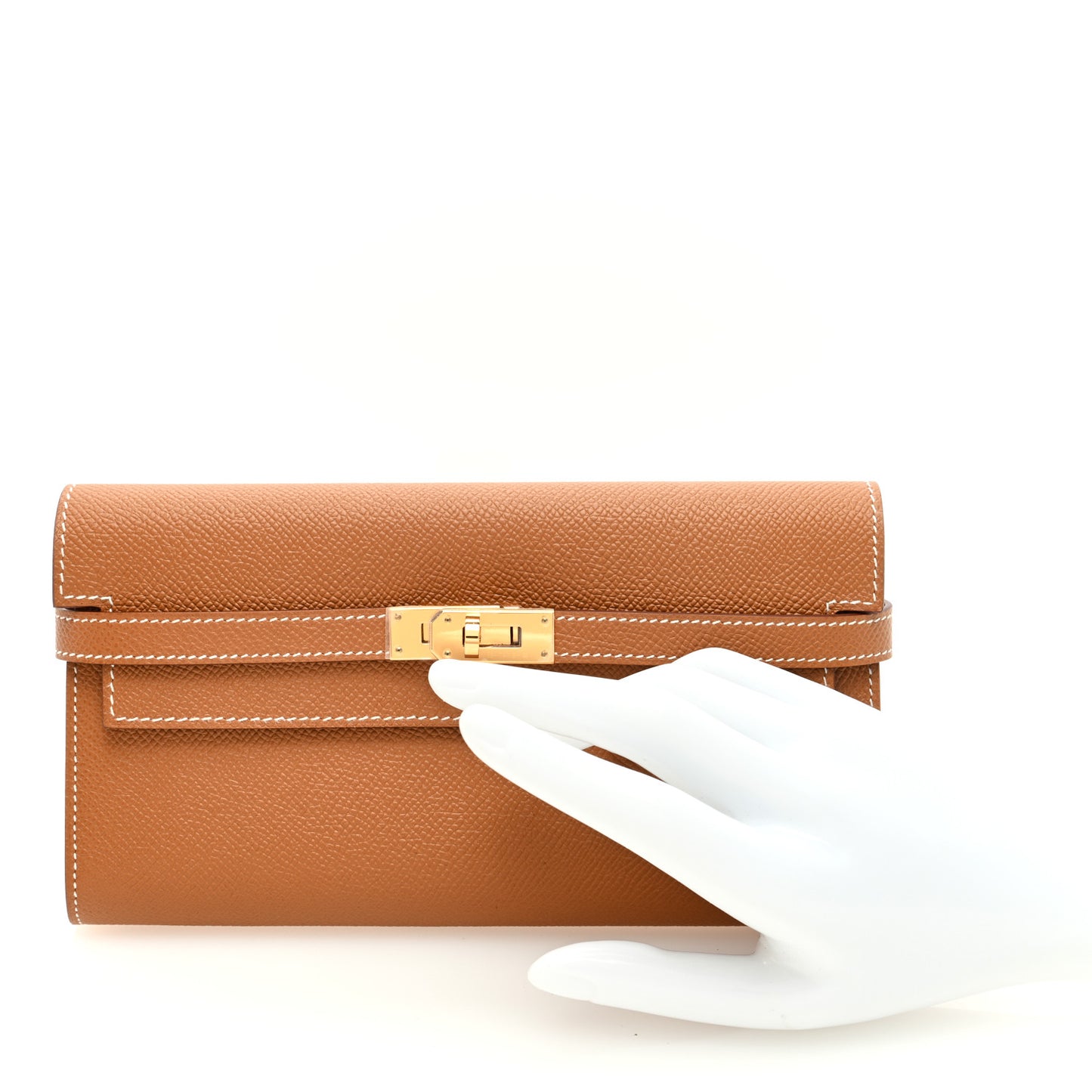Epsom Kelly Longue Wallet Gold
