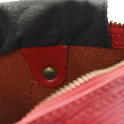 Louis Vuitton Epi Speedy 25 Castillan Red 7 of 10