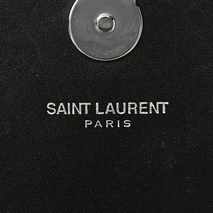 Saint Laurent Smooth Calfskin Medium Classic Monogram Kate Tassel Satchel Black 7 of 12