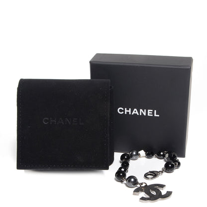 Chanel Beaded CC Bracelet Black 5 of 5