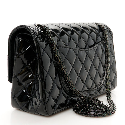 Chanel Patent Calfskin Quilted 2.55 Reissue 225 Flap So Black 3 of 11