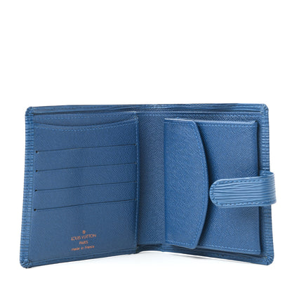 Louis Vuitton Epi Porte-Billets Compact Wallet Myrtille 5 of 11