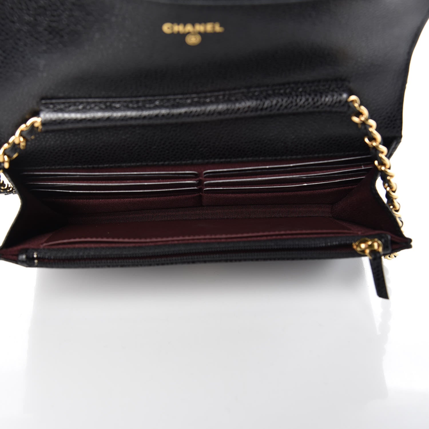 Chanel Caviar Quilted Wallet On Chain WOC Black 5 of 9