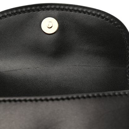 Saint Laurent Smooth Calfskin Mini Classic Monogram Kaia Belt Black 8 of 12