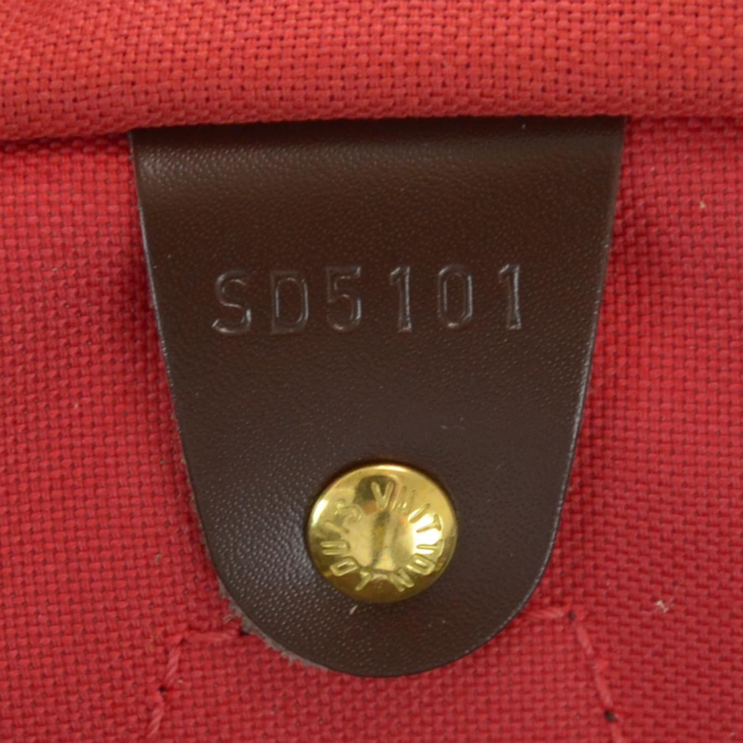 Louis Vuitton Damier Ebene Speedy 30 5 of 6