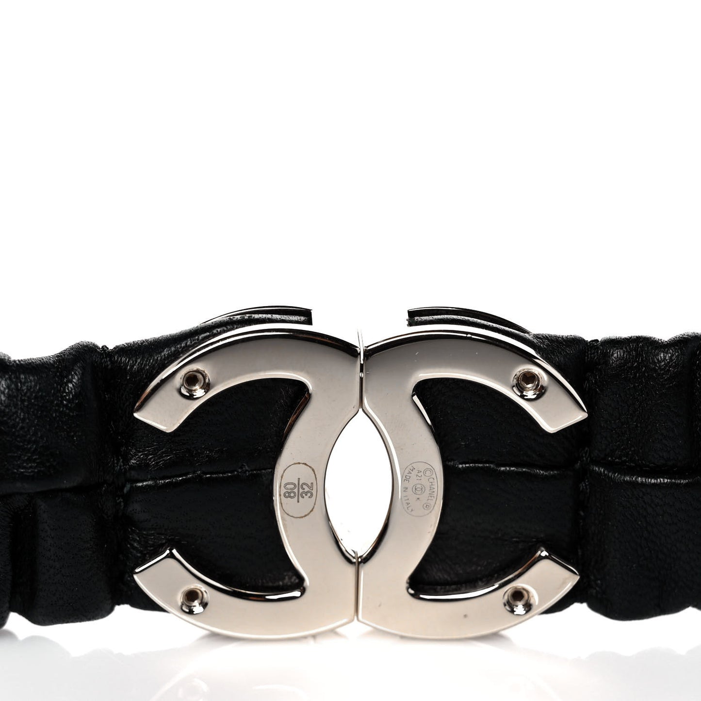 Lambskin CC Belt 80 32 Black
