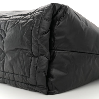 Chanel Nylon Quilted Small Coco Cocoon Reversible Tote Black 10 of 10