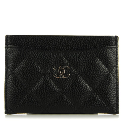 Chanel Caviar Quilted Card Holder Black 1 of 8