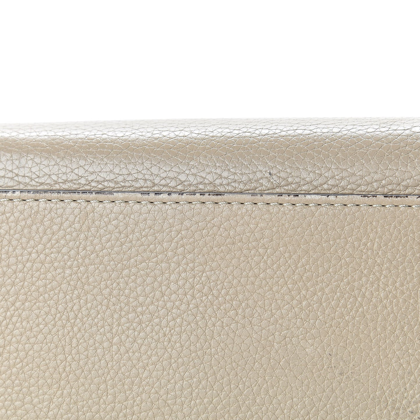 Drummed Calfskin Suede Large Trapeze Dune