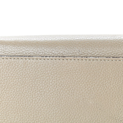 Celine Drummed Calfskin Suede Large Trapeze Dune 18 of 18