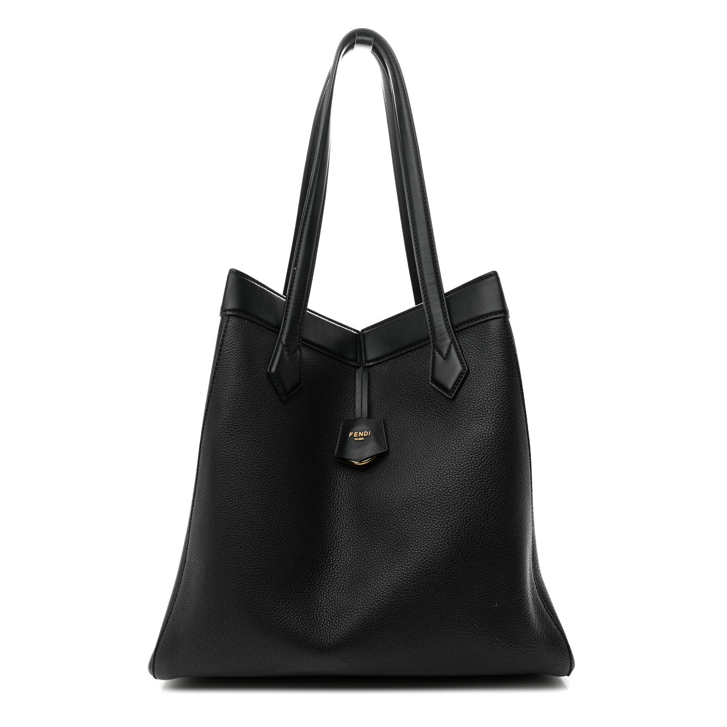 Fendi Vitello Cher Grace Large Fendi Origami Black 1 of 11