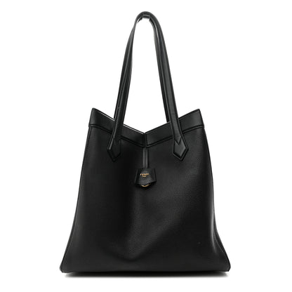 Fendi Vitello Cher Grace Large Fendi Origami Black 1 of 11