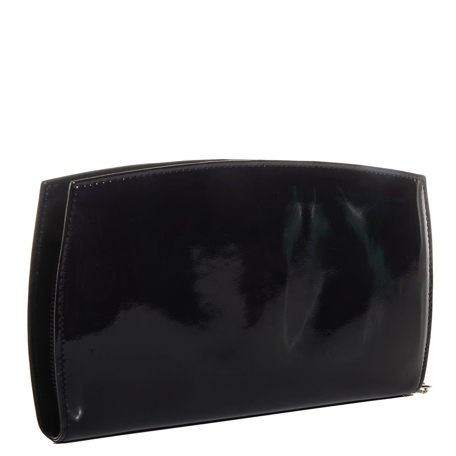 Chanel Patent Trousse Maquil Wallet Black 3 of 9