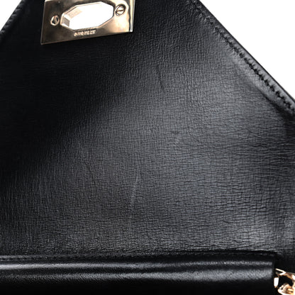 Givenchy Calfskin Shark Lock Chain Clutch Black 5 of 5