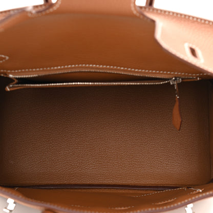Hermes Togo Birkin 25 Gold 4 of 10