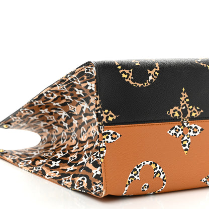 Louis Vuitton Monogram Giant Jungle Onthego GM Black 9 of 12