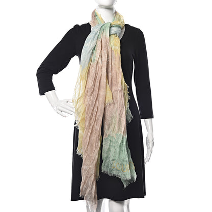 Louis Vuitton Cashmere Silk Pastel Stole 2 of 5