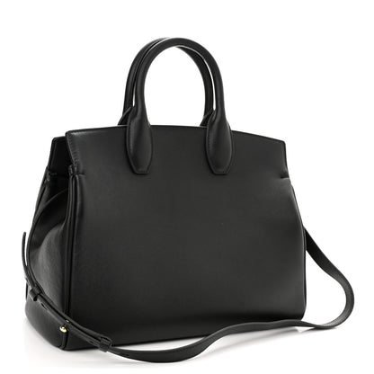 Salvatore Ferragamo Calfskin Medium Studio Bag Black 3 of 11