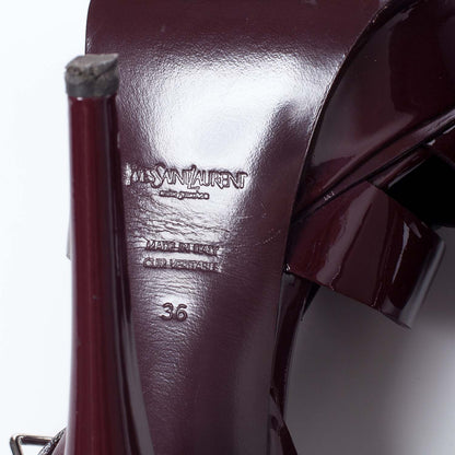 Saint Laurent Patent Tribute 105 Platform Sandals 36 7 of 10