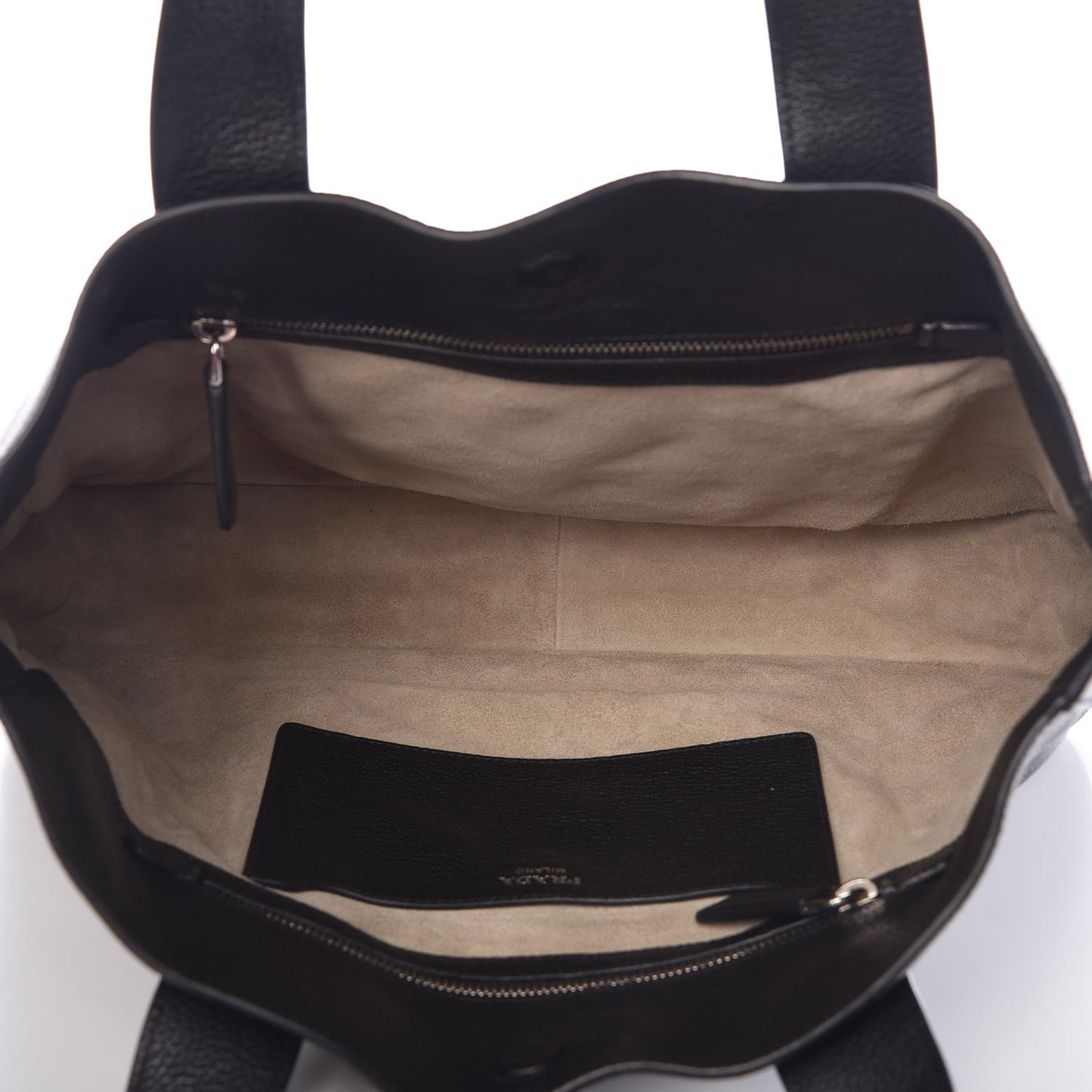Vitello Daino Tote Black