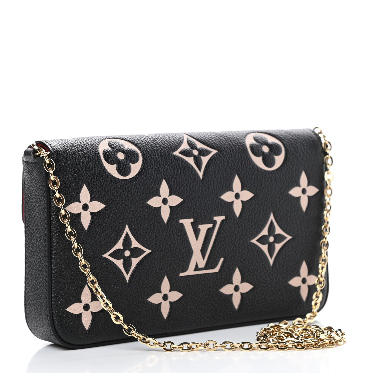 Empreinte Monogram Giant Felicie Pochette Black Beige