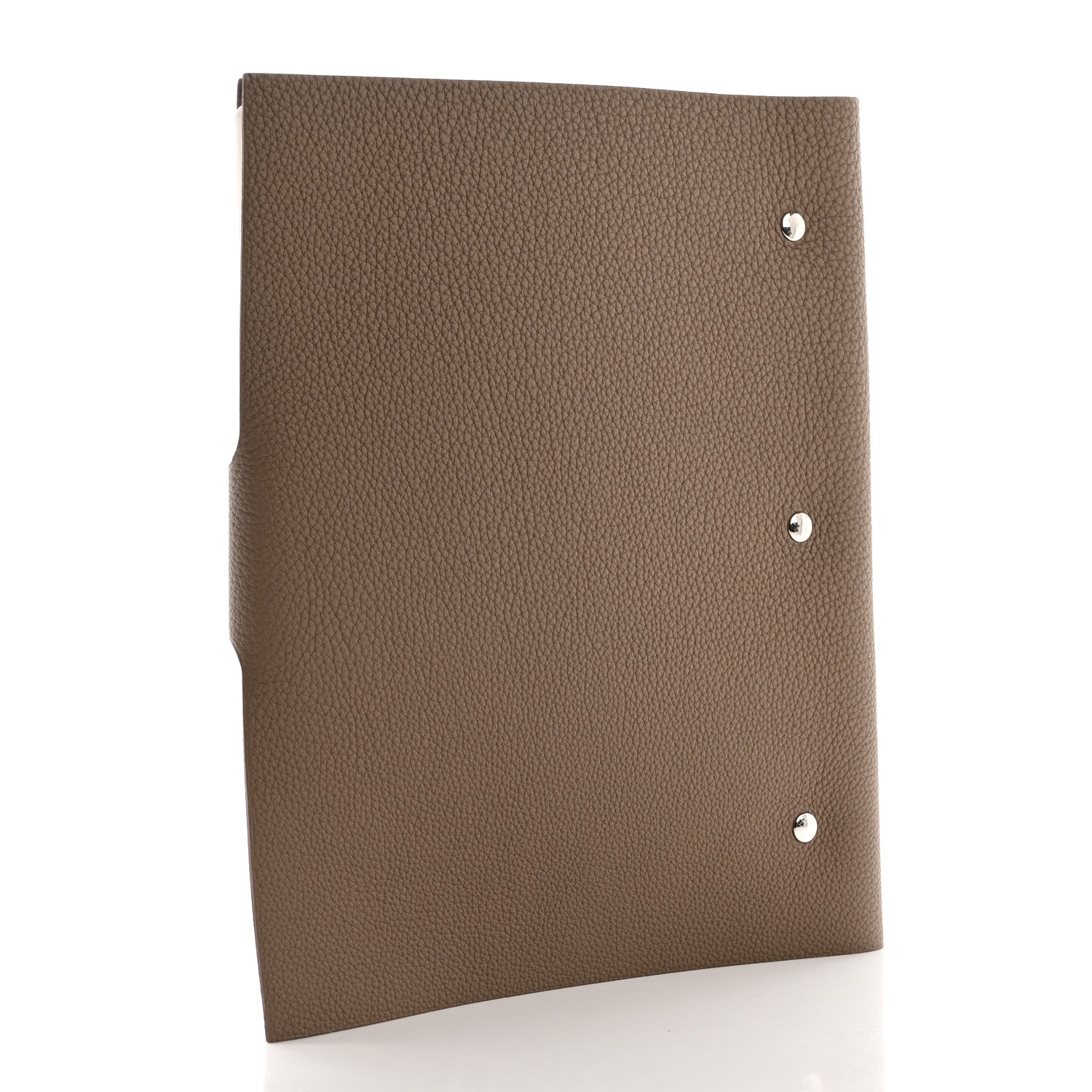 Hermes Togo Ulysse GM Notebook Cover Etoupe 3 of 10