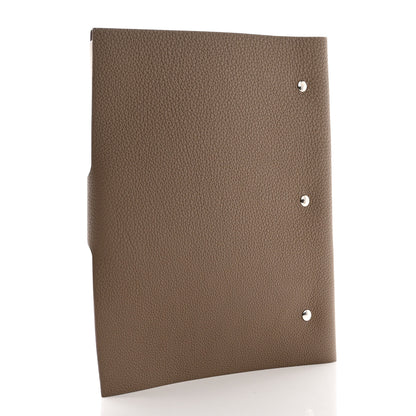 Hermes Togo Ulysse GM Notebook Cover Etoupe 3 of 10